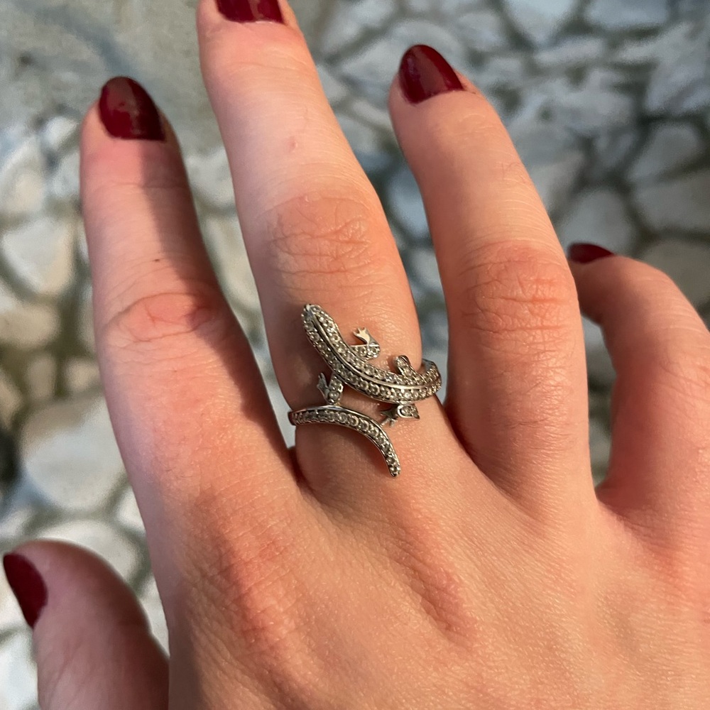 Lizard silver ring - Picture 4 of 5